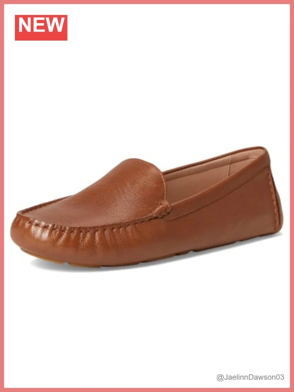 Cole Haan Women's Emmie Leather Driving Moc Loafers Slip-On Casual